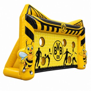 Theme Inflatable Soccer Shooting Game for Holiday Activities