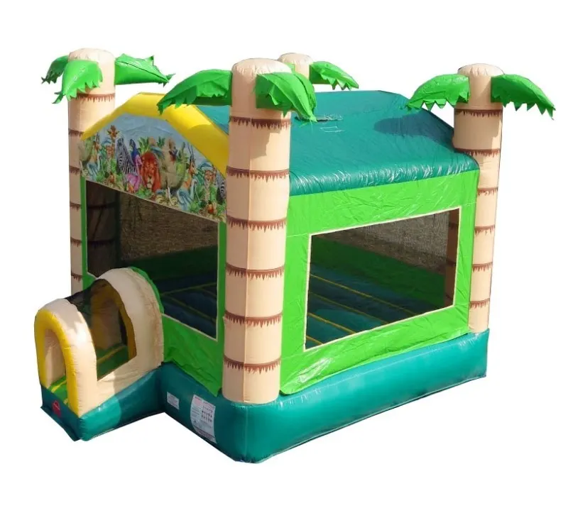Tropical Paradise Bounce House with Blower - Image 4