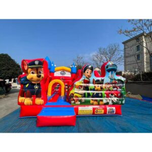 Factory customized new inflatable castle inflatable trampoline slide combination