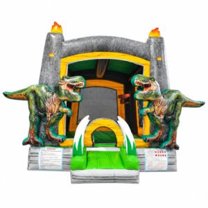 Lava Raptor Dinosaur Bounce House