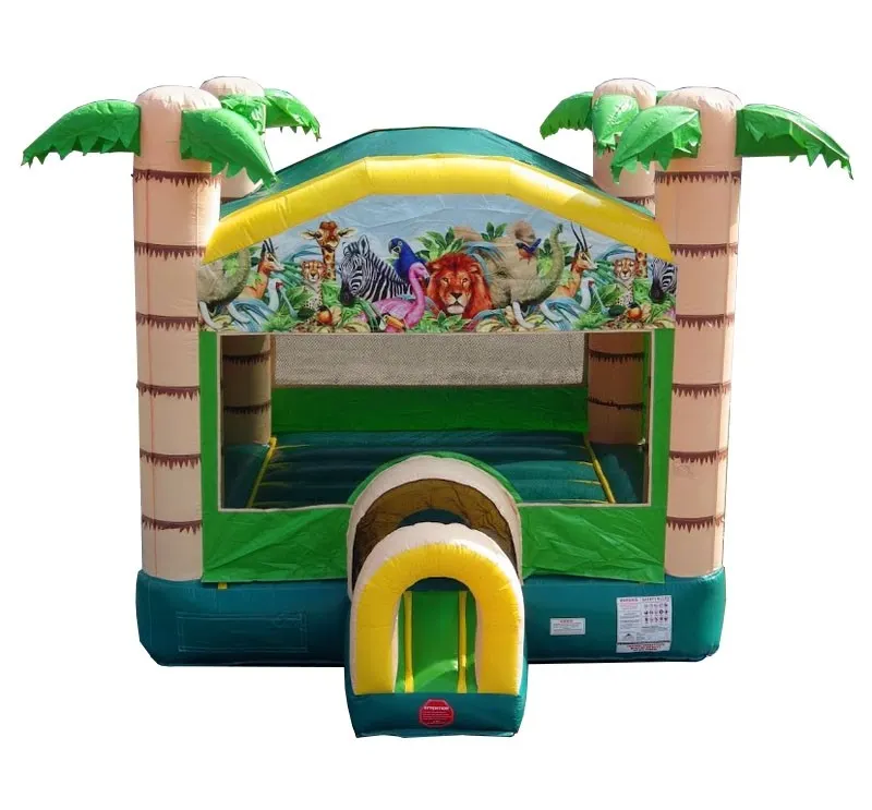 Tropical Paradise Bounce House with Blower - Image 2