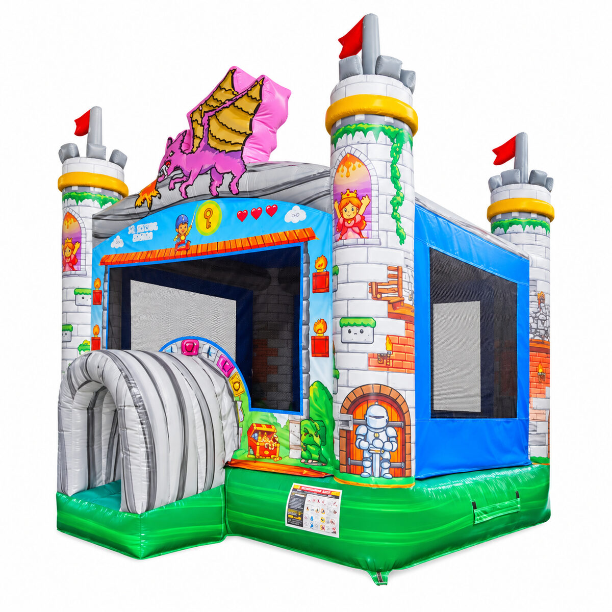 Video Game Castle Inflatable Bounce House - Image 2