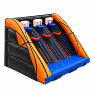 Commercial Three-Lane Inflatable Basketball Shooting Game for Kids’ Activity Centers