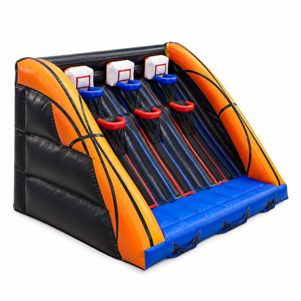Commercial Three-Lane Inflatable Basketball Shooting Game for Kids’ Activity Centers