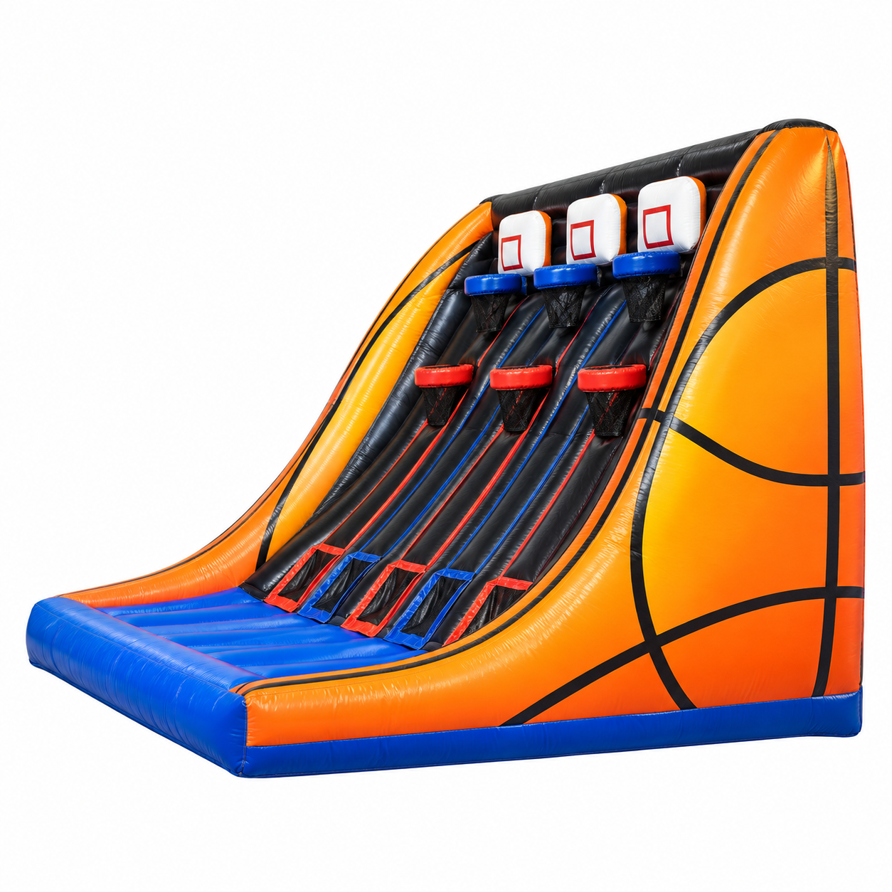 Commercial Three-Lane Inflatable Basketball Shooting Game for Kids’ Activity Centers - Image 2