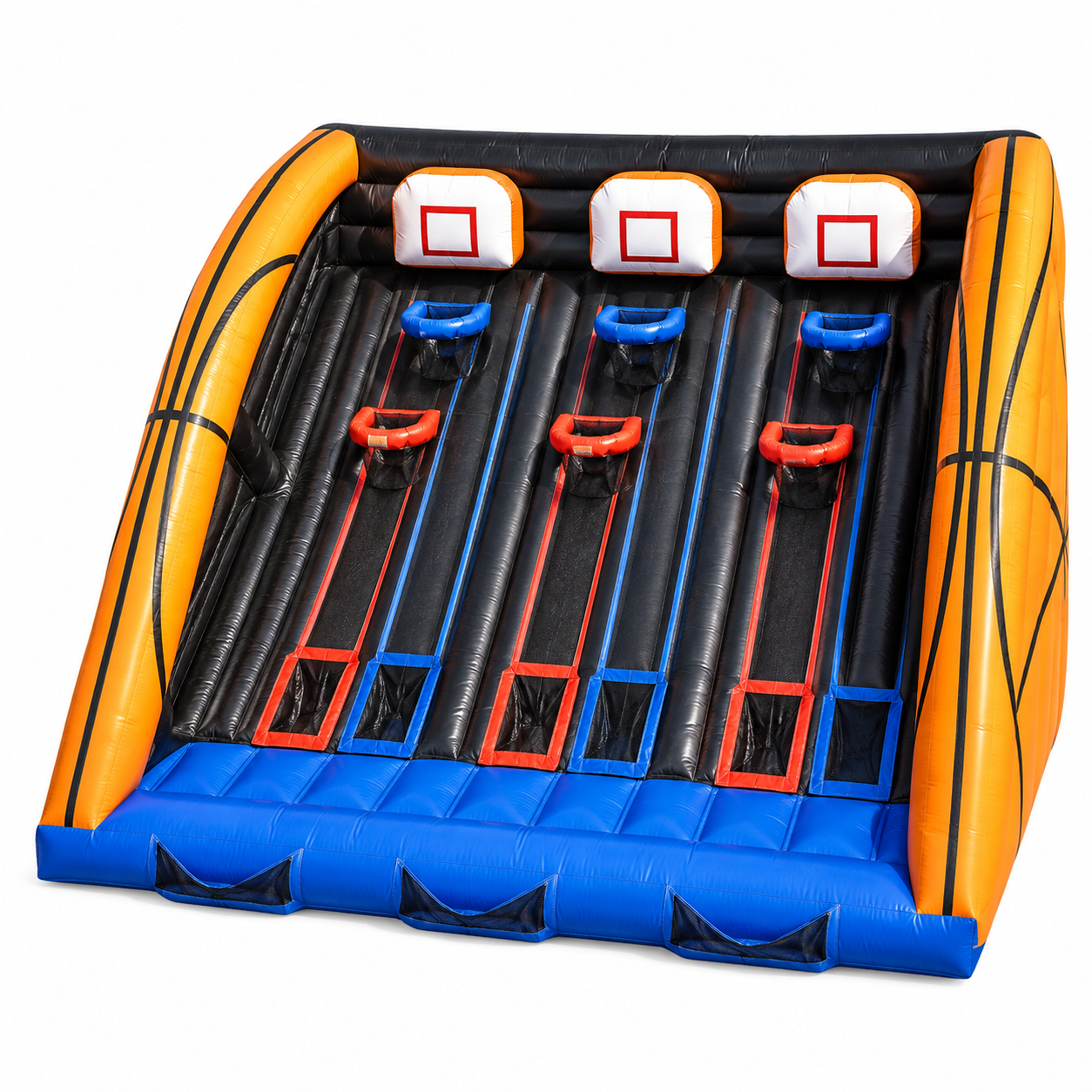 Commercial Three-Lane Inflatable Basketball Shooting Game for Kids’ Activity Centers - Image 3