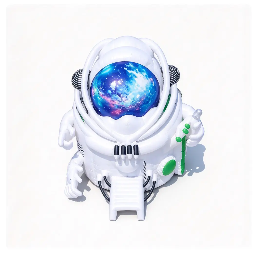 custom space theme inflatable tent