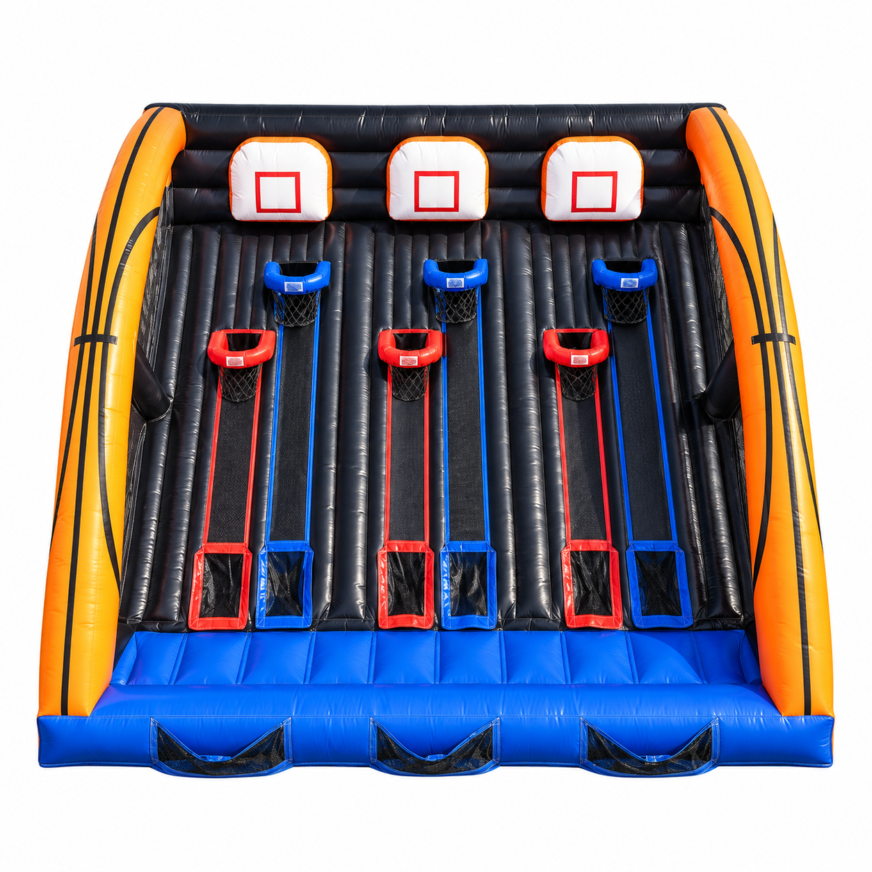 Commercial Three-Lane Inflatable Basketball Shooting Game for Kids’ Activity Centers - Image 4
