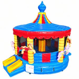Marquee Carousel Bounce House – Commercial Inflatable