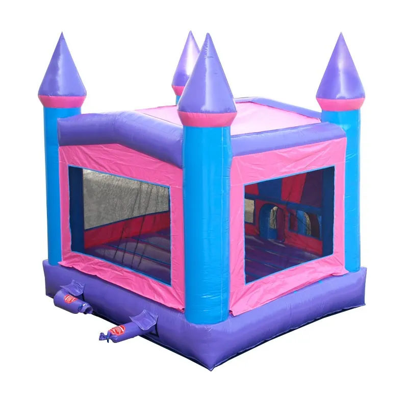 Modular Pink Inflatable Bounce House with Blower - Image 4