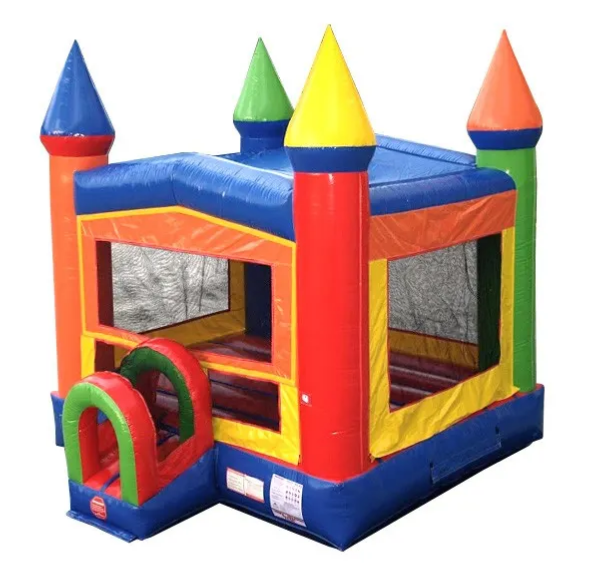 Rainbow Modular Bounce House with Blower