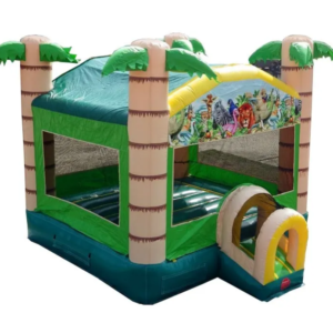 Tropical Paradise Bounce House with Blower
