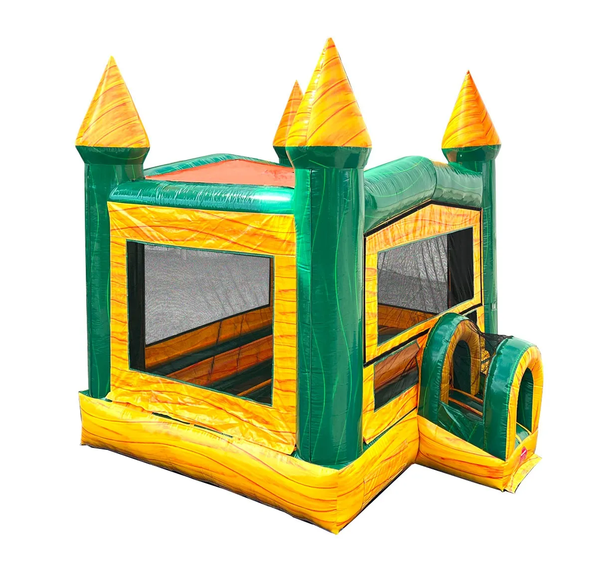 Yellow Marble Modular Bounce House with Blower - Image 3