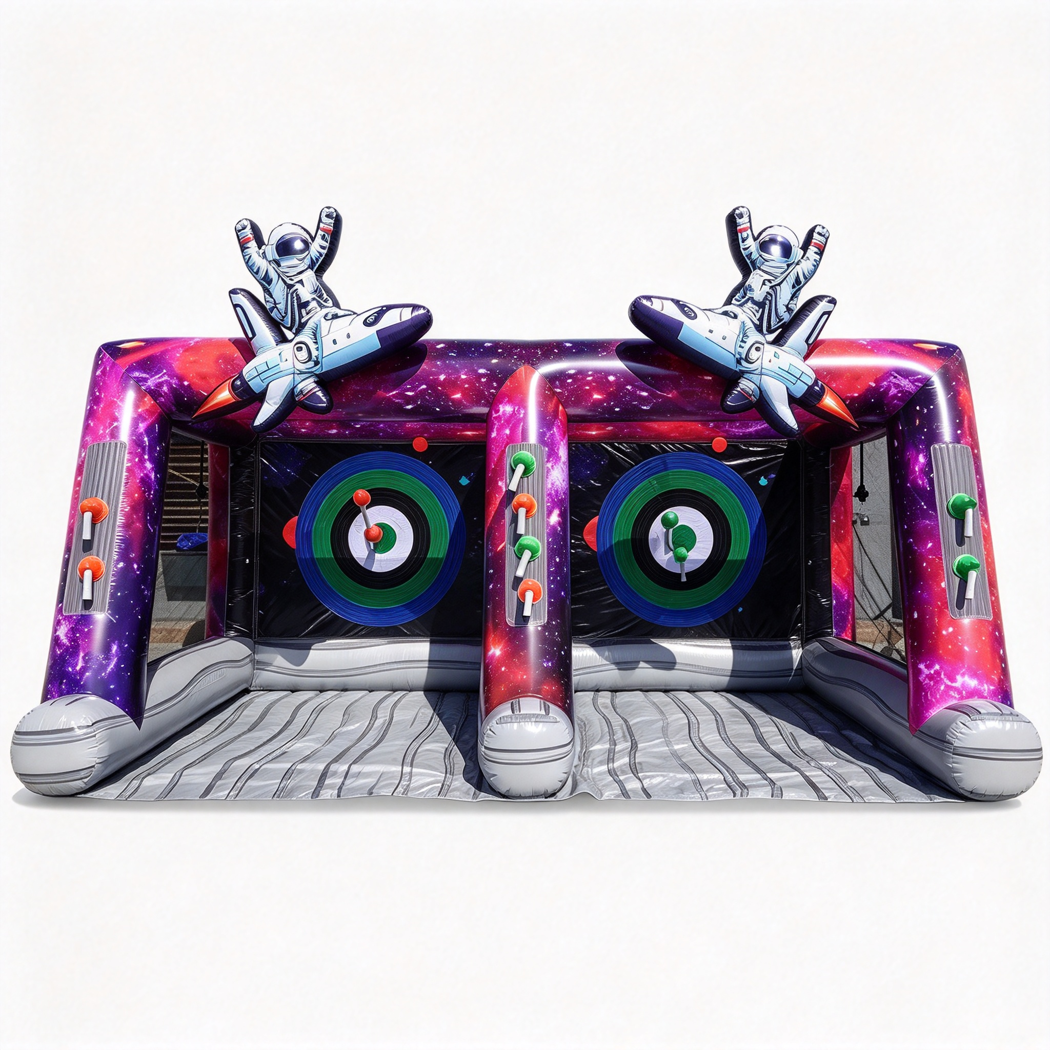 Cosmic Double Axe Throw Commercial Interactive Inflatable Game