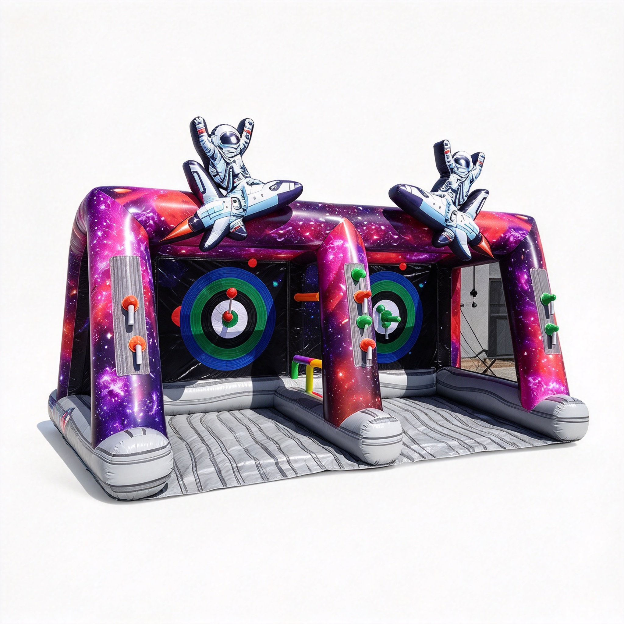 Cosmic Double Axe Throw Commercial Interactive Inflatable Game - Image 2