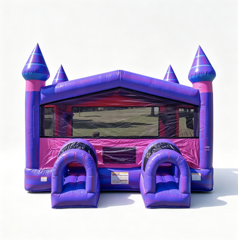 Purple Princess Inflatable Castle