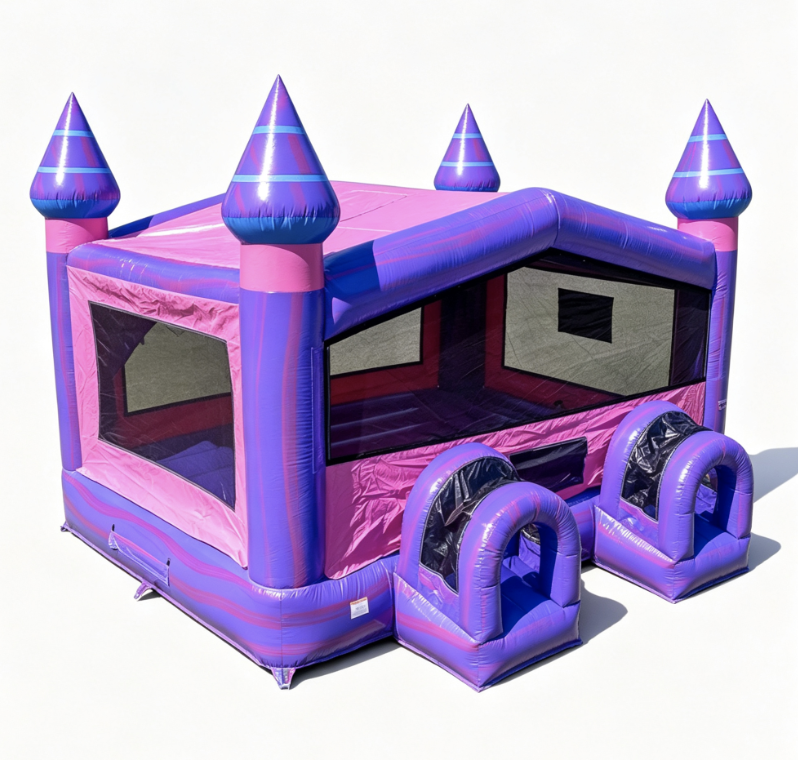 Purple Princess Inflatable Castle - Image 2