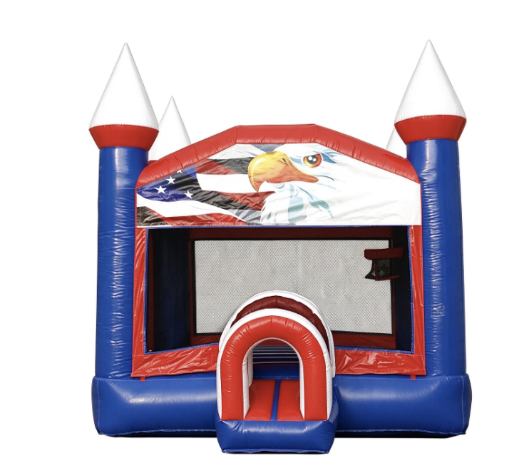 Eagle Patriotic Inflatable Bounce Castle