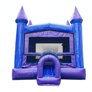 Blue Purple Inflatable Bounce Castle