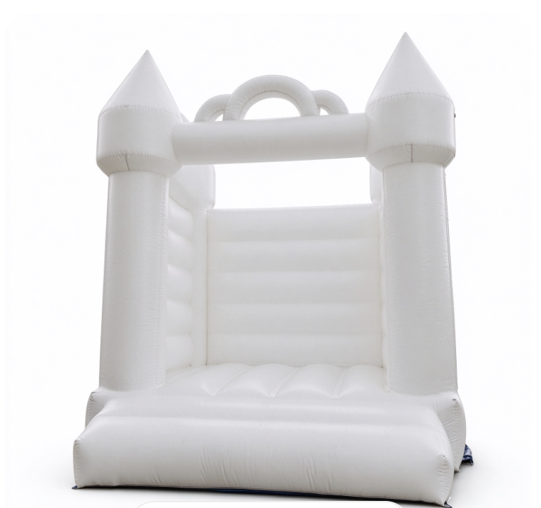 White Wedding Inflatable Bounce Castle - Image 2