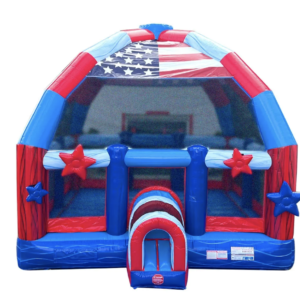 Patriotic Dome Inflatable Bounce Castle