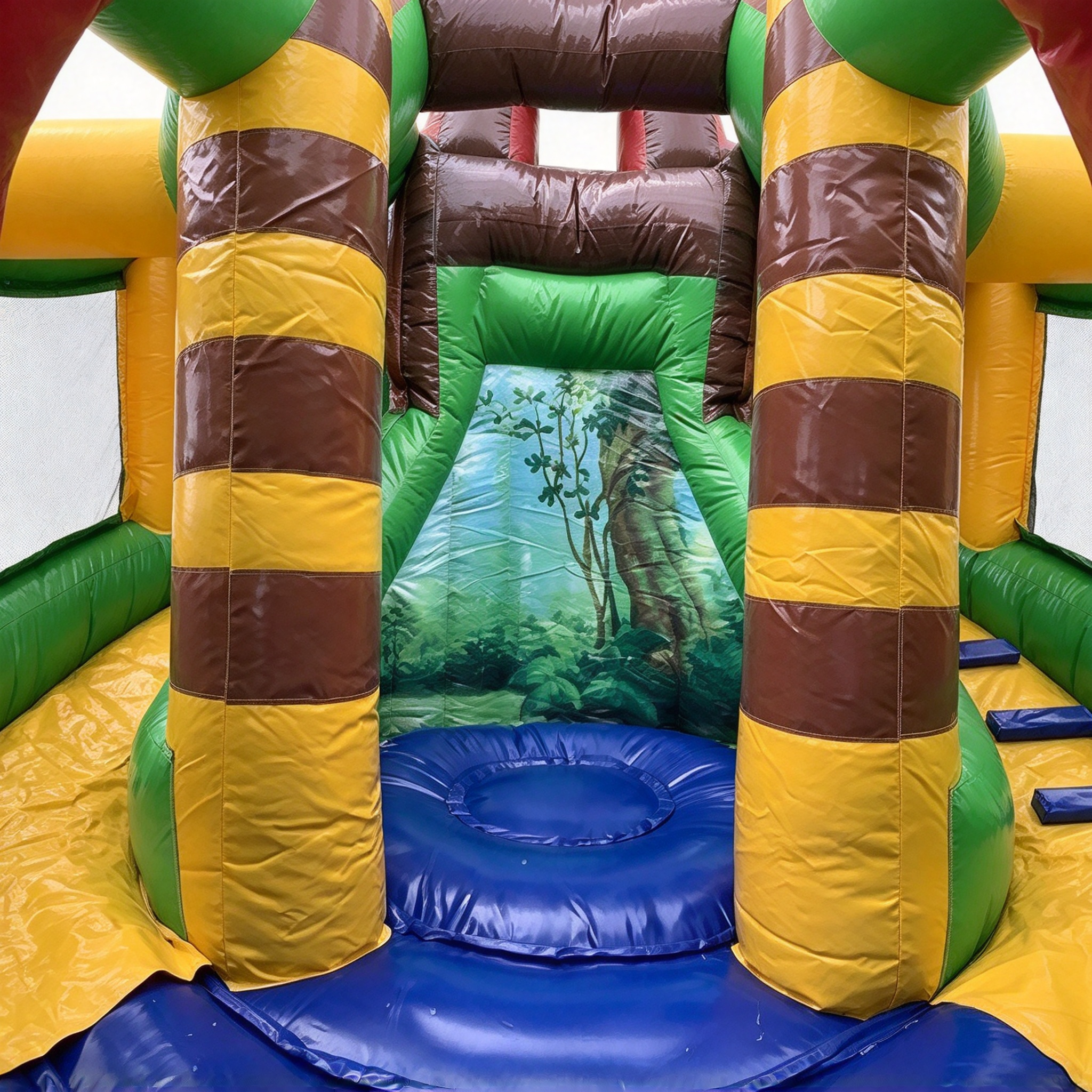 Jungle Crocodile Inflatable Jump Bounce House - Image 3