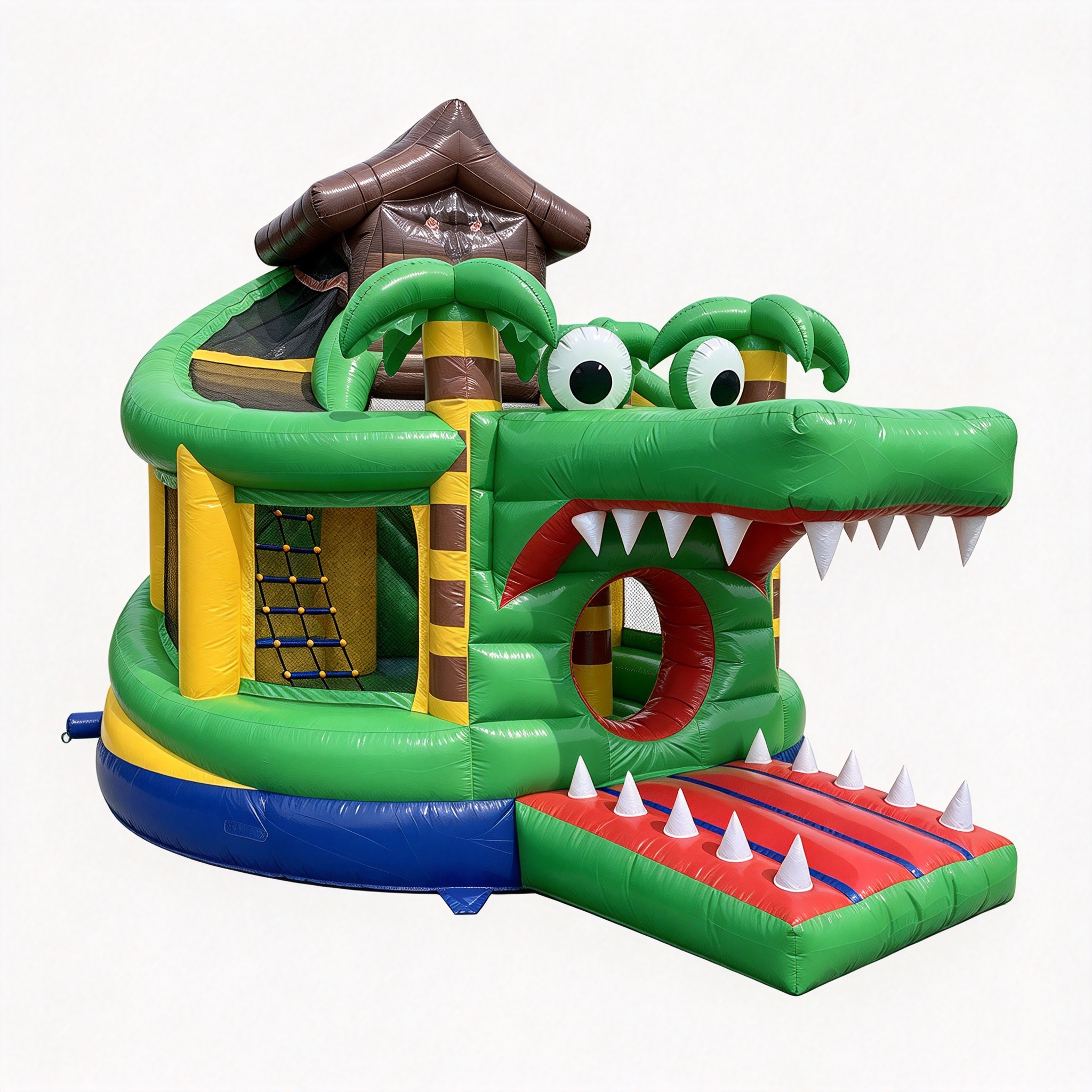 Jungle Crocodile Inflatable Jump Bounce House - Image 2