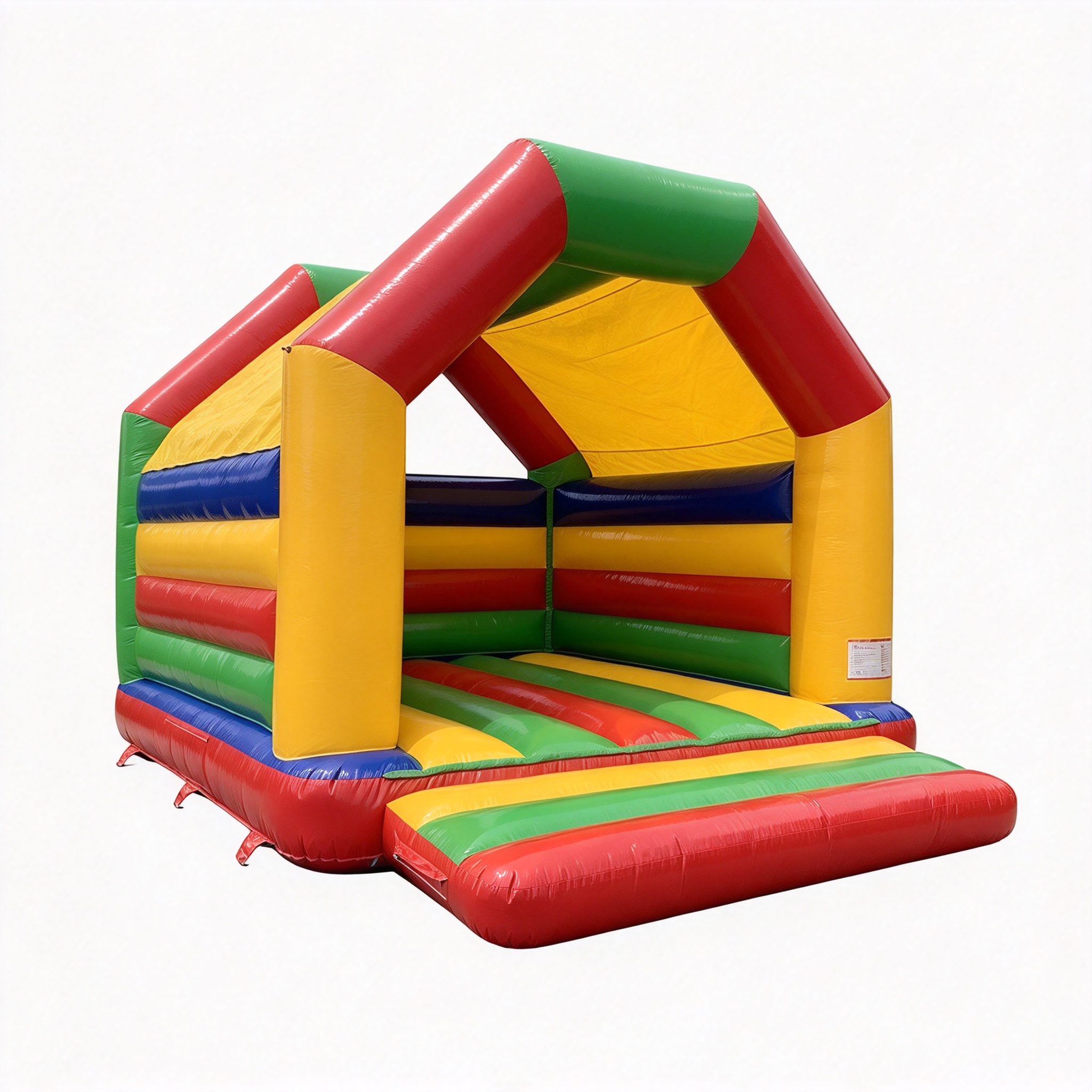 Commercial Rainbow Roof Bounce House for Party Rental