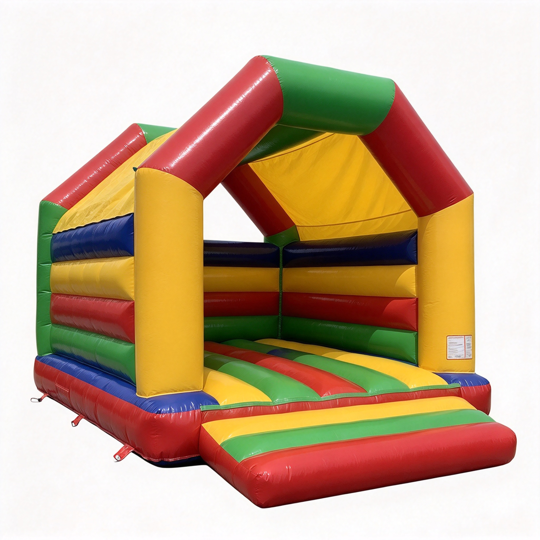 Commercial Rainbow Roof Bounce House for Party Rental - Image 2