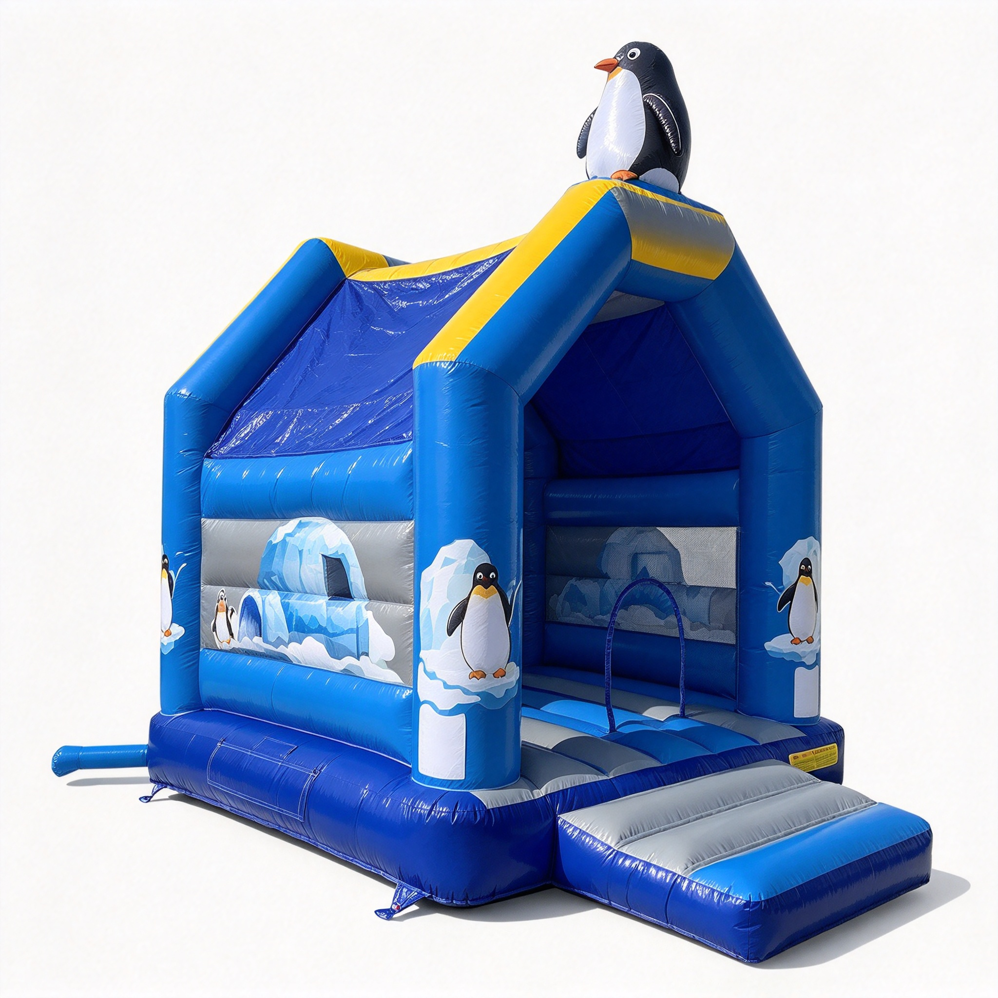 Commercial Polar Penguin Bounce House for Party Rental - Image 2