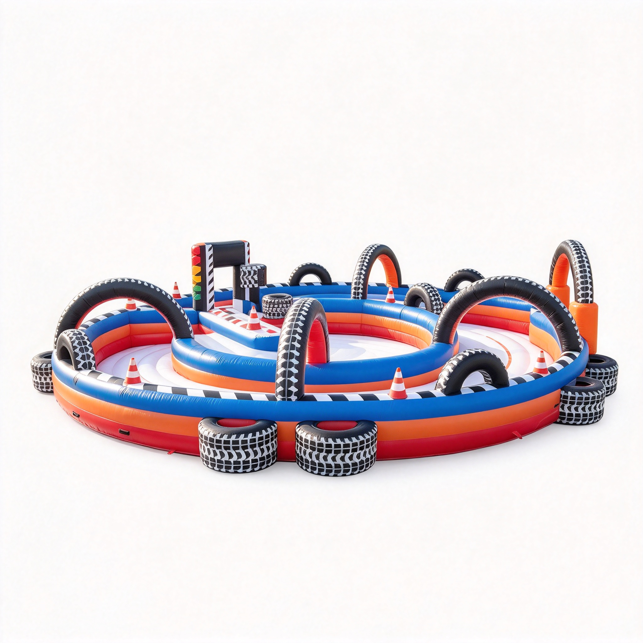 Turbo 500 Inflatable RC Race Track Commercial Inflatable Game - Image 5