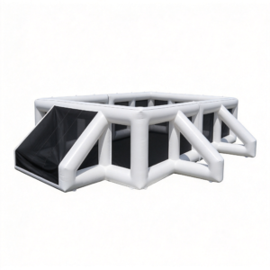 Enclosed Football Surround for Charity Fundraising Tournaments