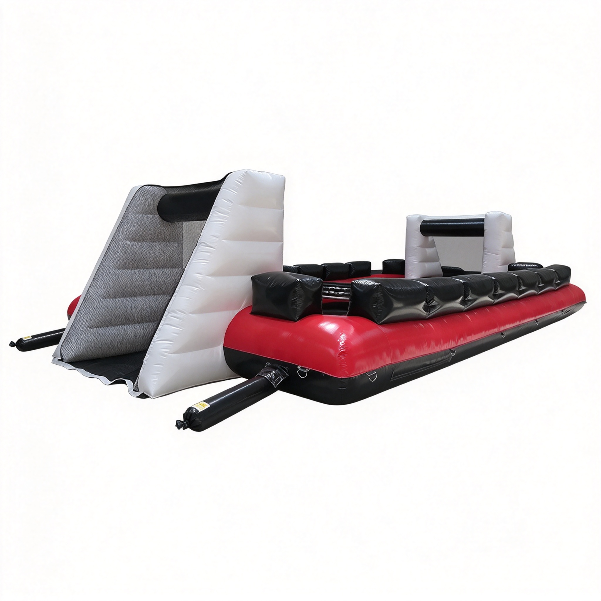 Human Table Football with Poles and Inflated Bed for Community Fun Days