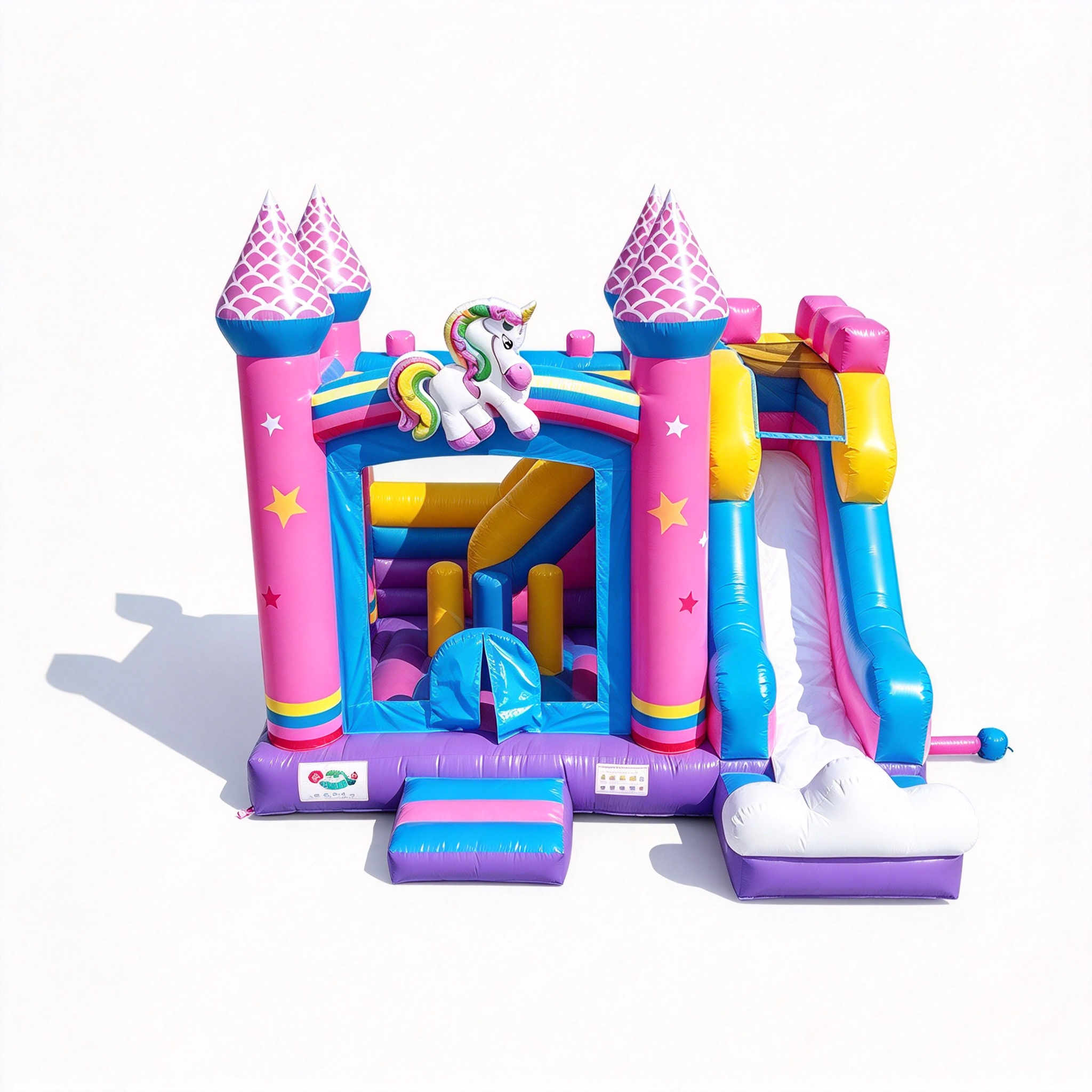 Unicorn Castle Combo for Preschool Playgrounds