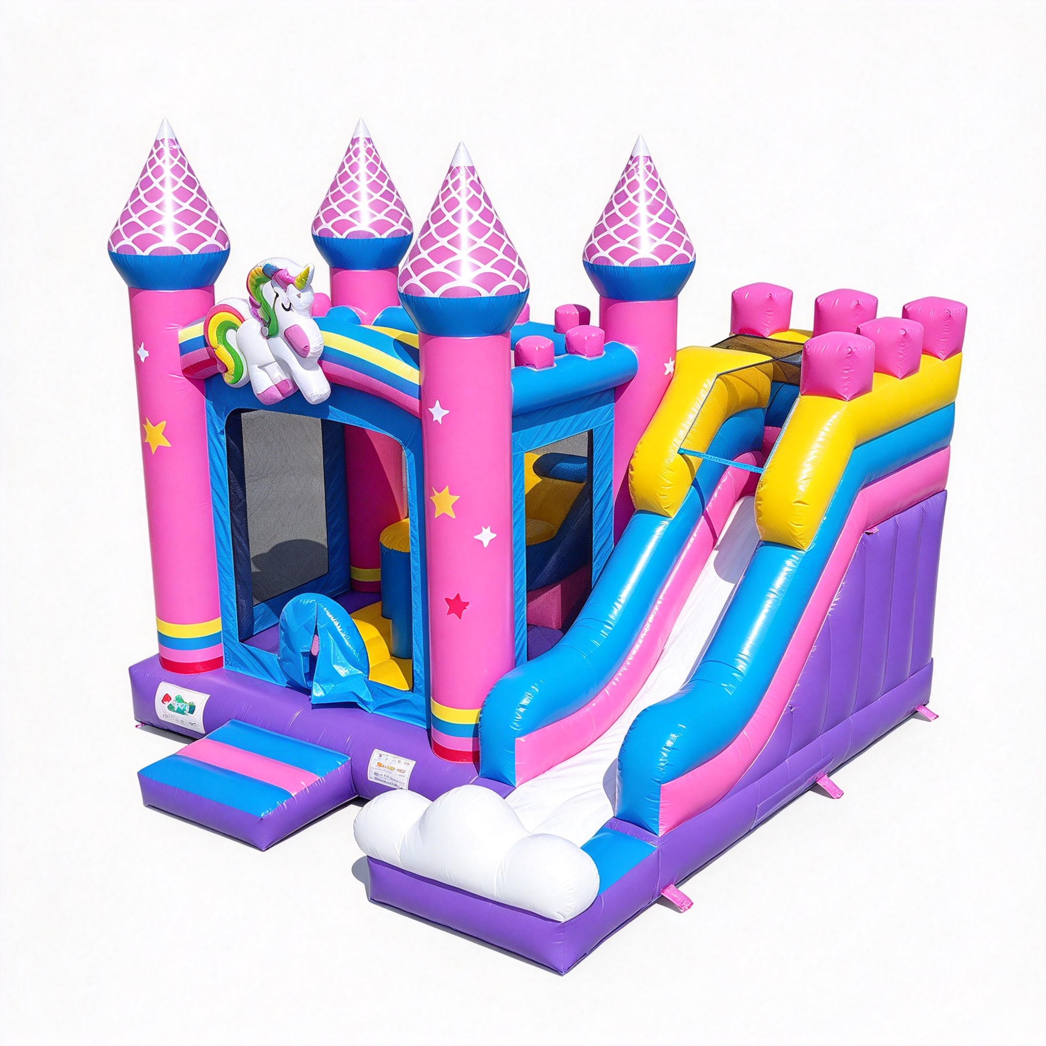 Unicorn Castle Combo for Preschool Playgrounds - Image 2