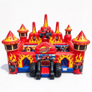 Blaze Monster Truck Castle Combo for Racing Theme Birthday Parties