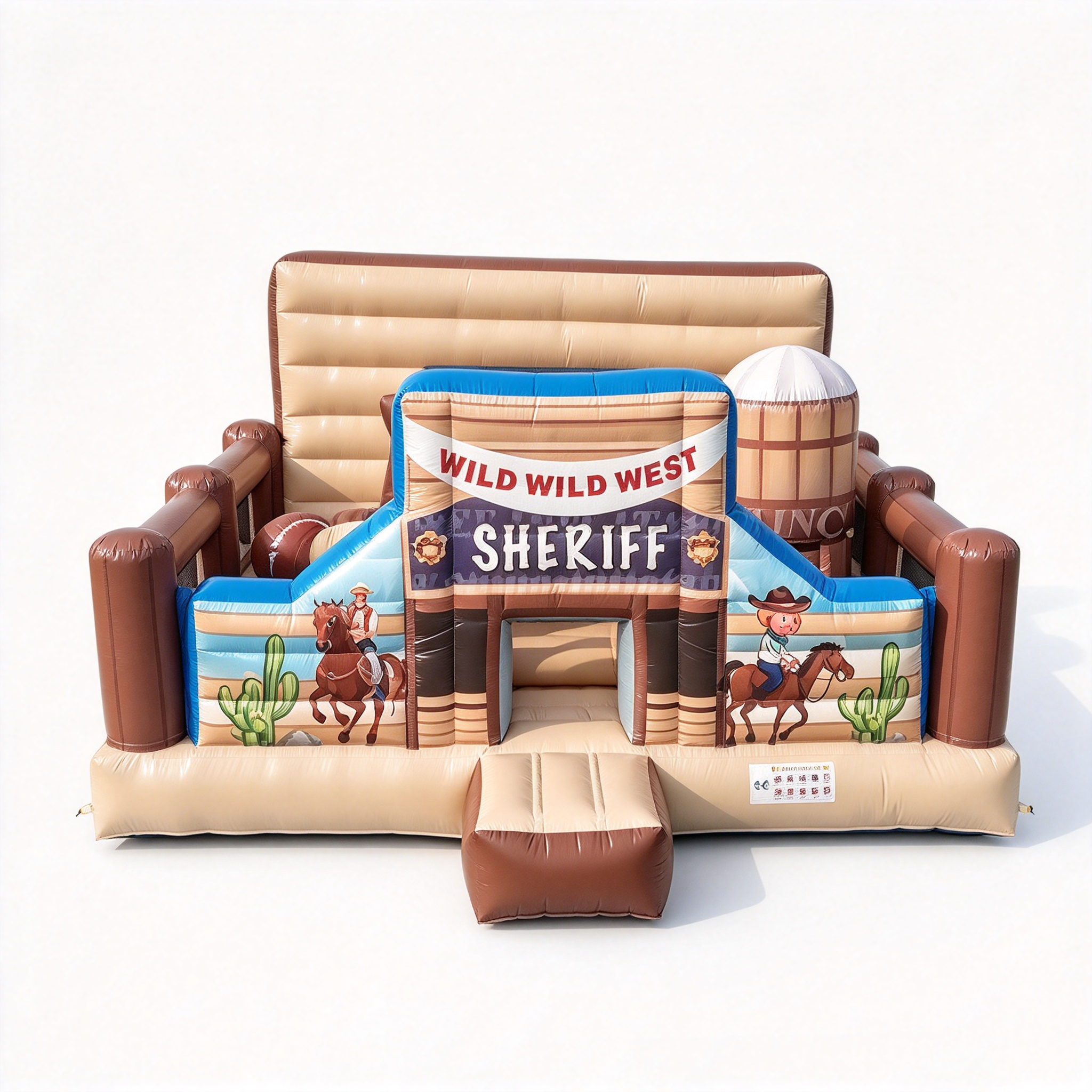 Western Cowboy Bounce House for Recreational Events - Image 2