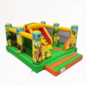 Animal Themed Bounce House for Carnival Setups