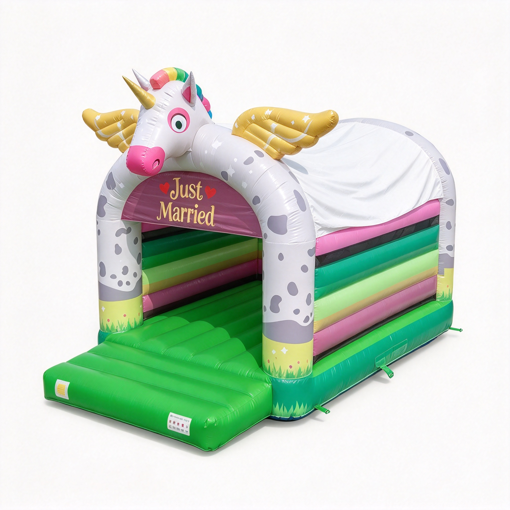 Unicorn Bounce House Castle for Themed Play Areas - Image 2