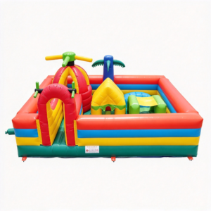 Children's Playground Bounce House Castle for Themed Play Areas