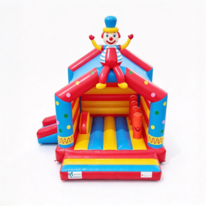 Clown Bounce House Castle Slide Combo for Carnival Setups